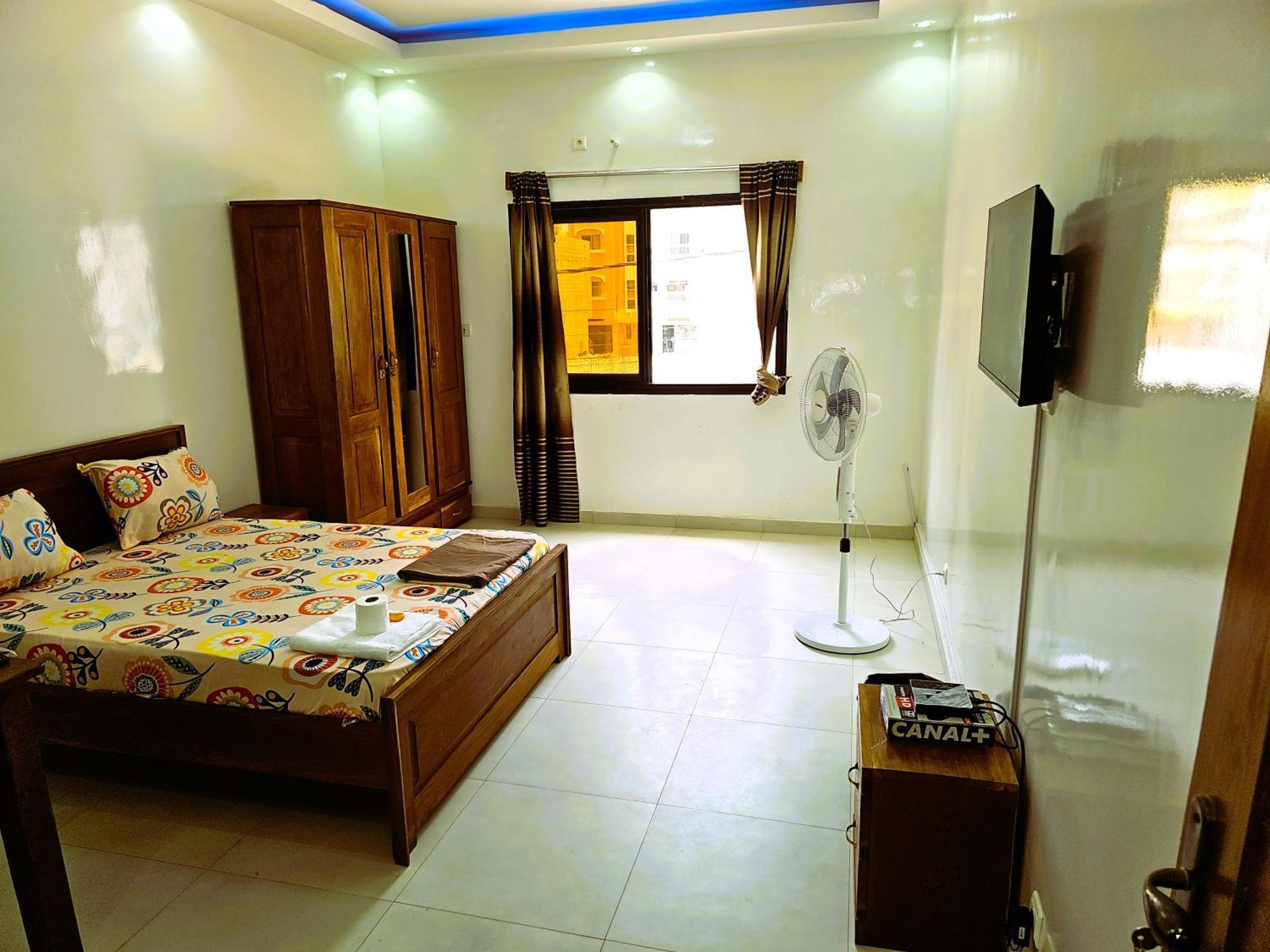 Chambre Ngor- Douche Privee-Salon-Cuisine-Netflix Hotel Dakar Exterior foto