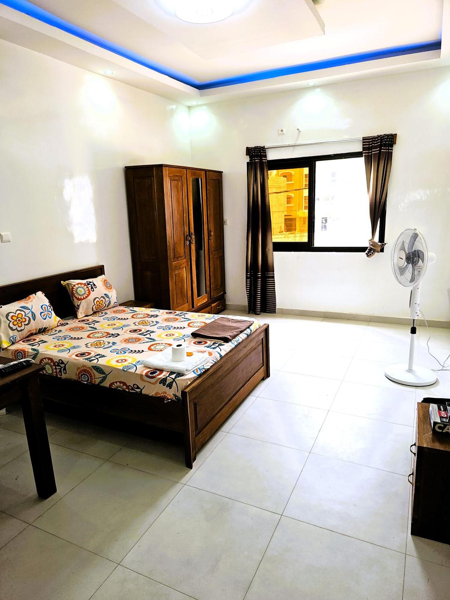 Chambre Ngor- Douche Privee-Salon-Cuisine-Netflix Hotel Dakar Exterior foto
